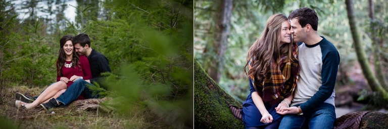 engagement photos in an even diffused light